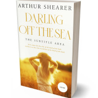 3D view of Premade Romance Book Cover - Ecru White