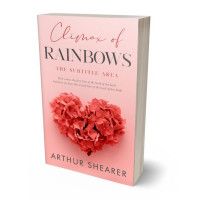 3D view of Premade Romance Book Cover - Apricot Peach