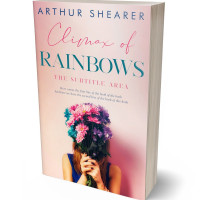 3D view of Premade Romance Book Cover - Almond