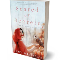 3D view of Premade Fantasy Book Cover - Quill Gray