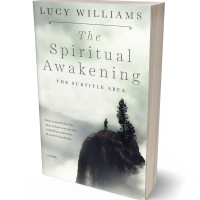 3D view of Premade Health & Mind & Body Book Cover - Green White