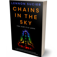 3D view of Premade Religion & Spirituality Book Cover - Black