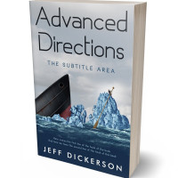 3D view of Premade Action & Adventure Book Cover - Cloud Burst