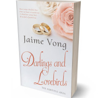 3D view of Premade Romance Book Cover - Bon Jour