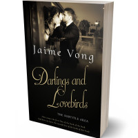 3D view of Premade Romance Book Cover - Cod Gray