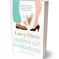 3D view of Premade Romance Book Cover - Almond