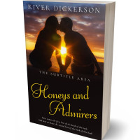 3D view of Premade Romance Book Cover - Cocoa Brown