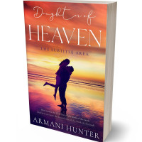 3D view of Premade Romance Book Cover - Raw Sienna