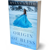 3D view of Premade Romance Book Cover - Cornflower