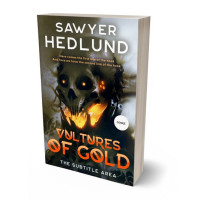 3D view of Premade Fantasy Book Cover - Rangitoto