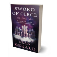 3D view of Premade Fantasy Book Cover - Bleached Cedar