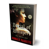 3D view of Premade Fantasy Book Cover - Antique Brass