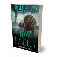 3D view of Premade Fantasy Book Cover - Outer Space