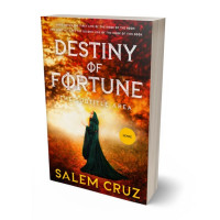 3D view of Premade Fantasy Book Cover - Crowshead