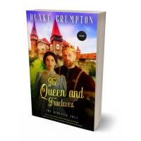 3D view of Premade Historical Book Cover - Calico