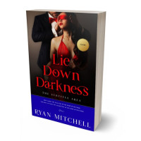 3D view of Premade Erotica Book Cover - Red Damask