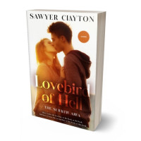 3D view of Premade Romance Book Cover - Cognac