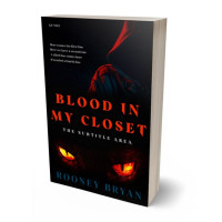 3D view of Premade Horror Book Cover - Cinder