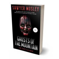 3D view of Premade Horror Book Cover - Black
