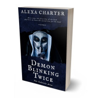 3D view of Premade Mystery & Thriller & Suspense Book Cover - Ebony