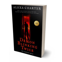 3D view of Premade Mystery & Thriller & Suspense Book Cover - Black