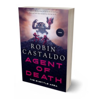 3D view of Premade Science Fiction Book Cover - Revolver