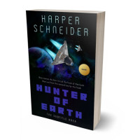 3D view of Premade Science Fiction Book Cover - Ebony