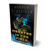 3D view of Premade Horror Book Cover - Black