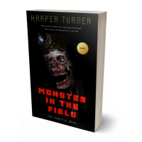 3D view of Premade Horror Book Cover - Cod Gray