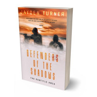 3D view of Premade Action & Adventure Book Cover - Bizarre