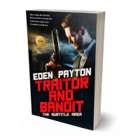 3D view of Premade Mystery & Thriller & Suspense Book Cover - Woodsmoke