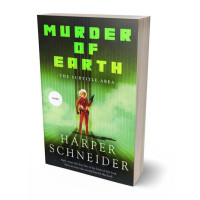 3D view of Premade Science Fiction Book Cover - Green Kelp