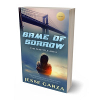 3D view of Premade Mystery & Thriller & Suspense Book Cover - Blue Bayoux