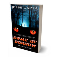 3D view of Premade Action & Adventure Book Cover - Terracotta