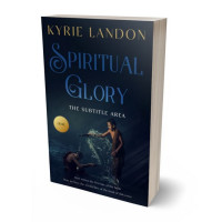 3D view of Premade Religion & Spirituality Book Cover - Ebony