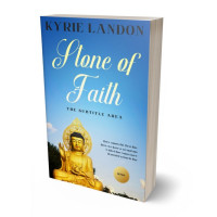 3D view of Premade Religion & Spirituality Book Cover - Havelock Blue