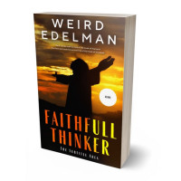 3D view of Premade Religion & Spirituality Book Cover - Fire Bush