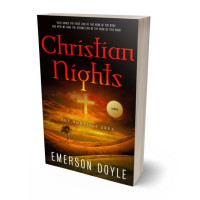 3D view of Premade Religion & Spirituality Book Cover - Meteor