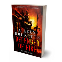 3D view of Premade Historical Book Cover - Hot Cinnamon