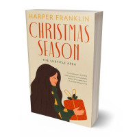 3D view of Premade Chick Lit Book Cover - English Walnut