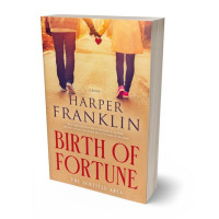 3D view of Premade Romance Book Cover - Harvest Gold