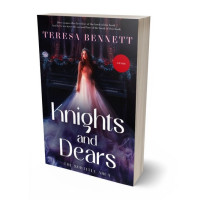 3D view of Premade Romance Book Cover - Bleached Cedar