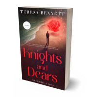 3D view of Premade Romance Book Cover - Terracotta