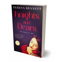 3D view of Premade Romance Book Cover - Bleached Cedar