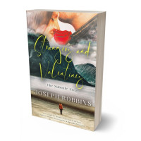 3D view of Premade Romance Book Cover - Heathered Gray