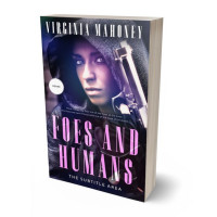 3D view of Premade Mystery & Thriller & Suspense Book Cover - Steel Gray