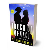 3D view of Premade Romance Book Cover - Bison Hide