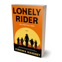 3D view of Premade Action & Adventure Book Cover - Christine