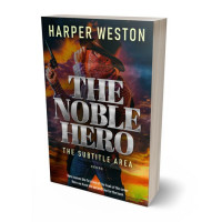 3D view of Premade Action & Adventure Book Cover - Thunder