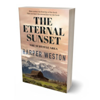 3D view of Premade Western Book Cover - Sorrell Brown